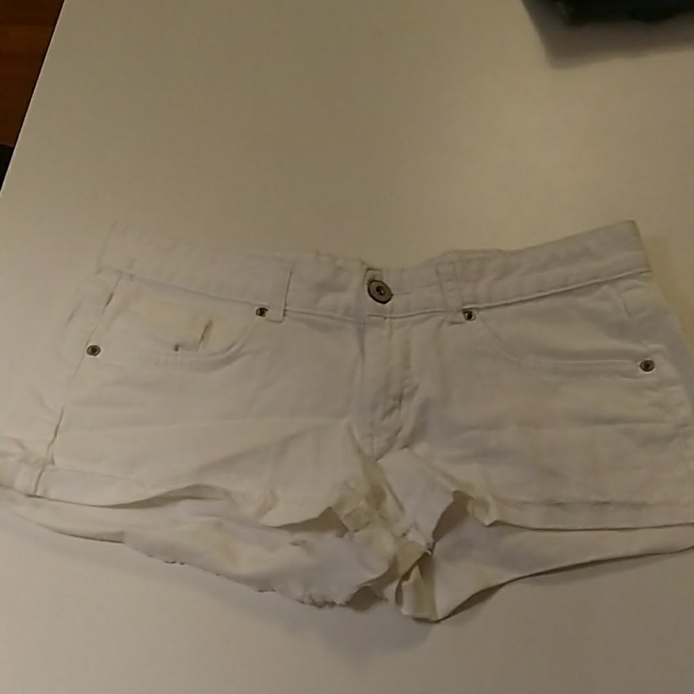 Mossimo Supply Co. White denim shorts
